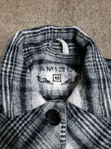 Plaid Checked Women&#39;s Coat