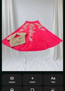 Beautiful ♥️ with Golden Lehenga choli