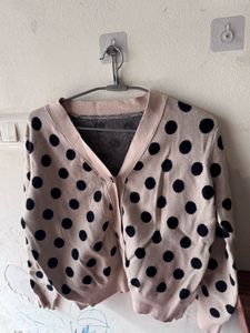 Polka Dot Cardigan