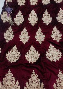 Maroon Embroidered Lehenga Choli