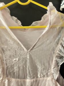 Lacy pink top