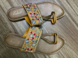 Embroidered Ethnic Sandals