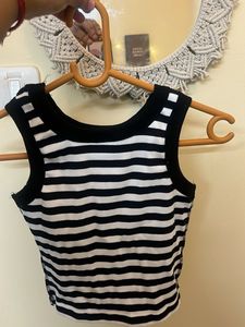 Striped Sleeveless Top