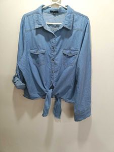 Denim Knot Shirt