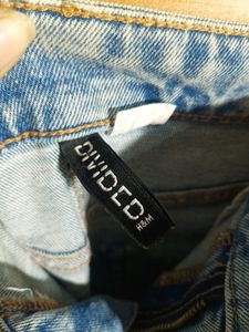 Divided By H&amp;M Light Blue  Short Skirt (Women&#39;s)