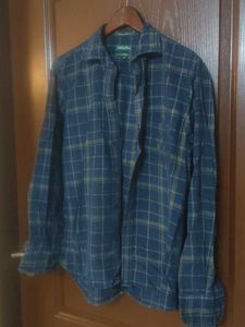 Blue &amp; Green Plaid Flannel
