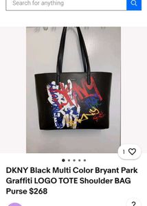DKNY Graffiti Tote Bag