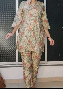 Olive Kurta Set