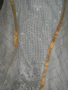 Elegant Sky Blue Salwar Suit Set