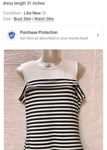 Patterned Casual Sweater Dress Size M/ L