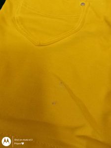 Yellow Pull-On Shorts