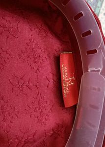 Kraft India Men Cotton Red And Blue Sequined Ku