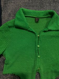 Green Shein Crop Top