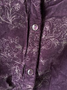 Elegant Purple Floral Shirt