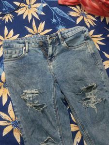Blue Ripped Jeans