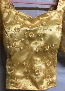 Gold Embroidered Blouse