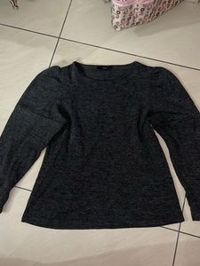 Sweater With Puff Arms