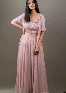 Pink Partywear Dress !!