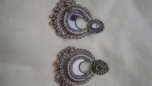 Statement Silver Earrings