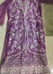 pakistani purple suit set