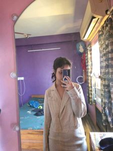 Beige Corporate Core Co-ords