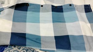 Blue Checked Casual Shirt