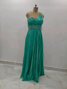 Elegant Green Ethnic Gown