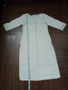 White Embroidered Kurta