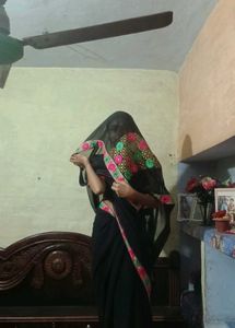 Totally New Wedding Wear Black Saree