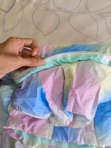Frency Multicolour Winter Jacket