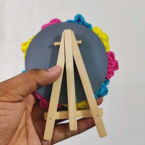 Handmade Crochet Mirror Stand