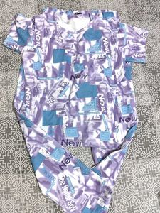 Printed Pajama Set
