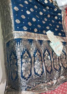 Beautiful Saree Neavy  Blue 💙