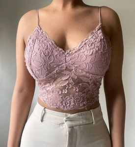 Pink🦩Lace-y Top