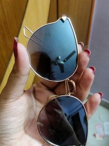 Golden Rimmed Sunglasses