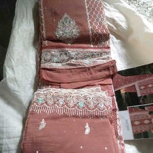 Unstitched Pakistani Suit