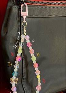 Colorful Beaded Bag Charm