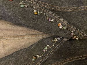 Y2K Embellished Denim Blazer