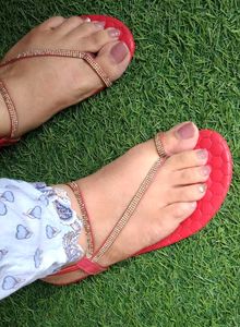 Red Sandals