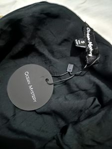 Carson Crochet Details Dress Black/White