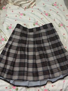 Plaid Mini Skirt