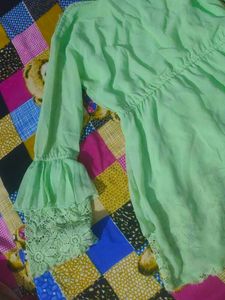 cute ruffle/chuttiyaan kalaiyaan style top ♥️