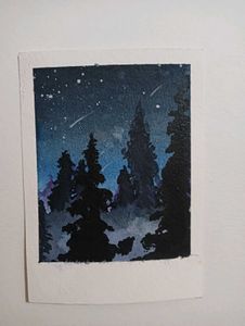 Combo Of 4 Mini Polaroid Paintings