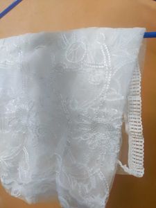 SLEEVELESS SHRUG AND DUPPATA