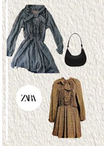 Zara Chiffon Dress Jumpsuit/Stretchable Waist