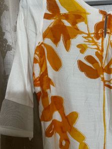 Floral Print Kurta