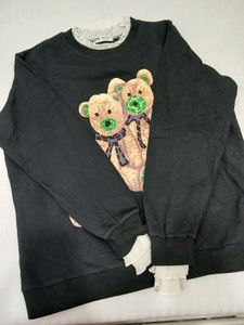 Cute Bear Graphic Sweatshirt