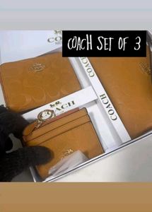 Coach 3pc Wallet Combo