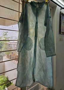 Stylish Blue Raincoat