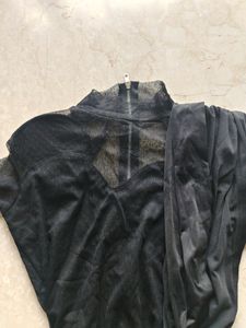 Very Elegant Black Drape Party Dress